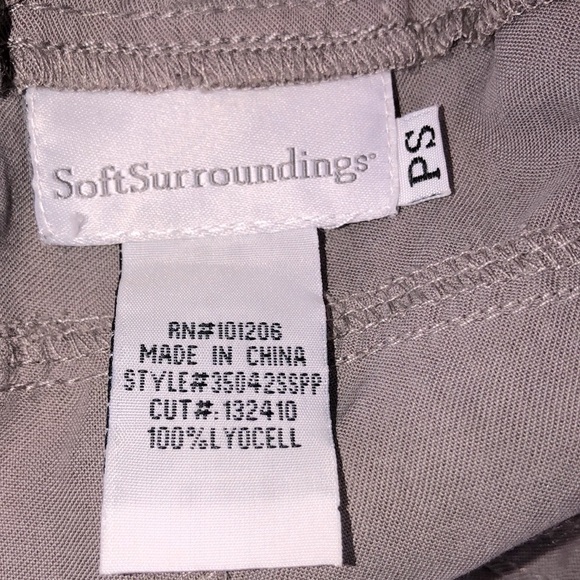 Soft Surroundings size petite small lyocell pants - Picture 2 of 5